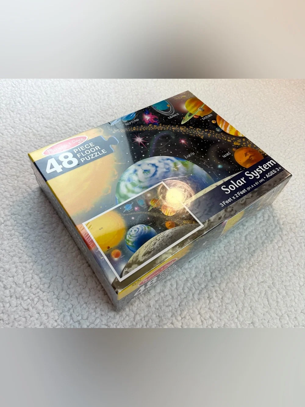(NIB) MELISSA & DOUG • 48-Piece Solar System Floor Puzzle